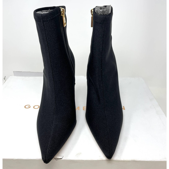 Good American Neoprene Pointed Toe Ankle Booties In Black Size 7.5 New - Picture 6 of 12